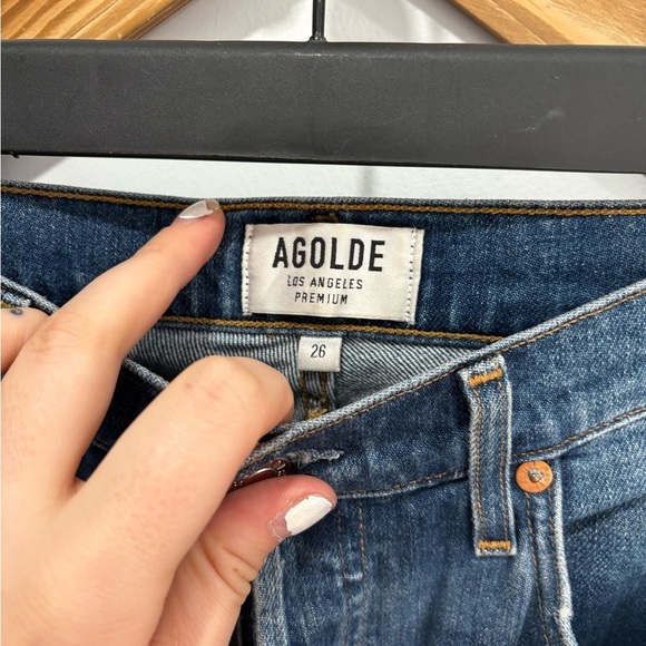 AGOLDE- HIGHRISE Nico Slimfit Crop Jeans - Picture 6 of 9